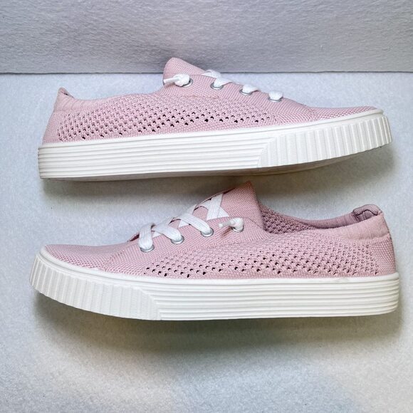 Madden Girl Marisa-K slip-on sneaker knit blush women 9.5 - Picture 7 of 10